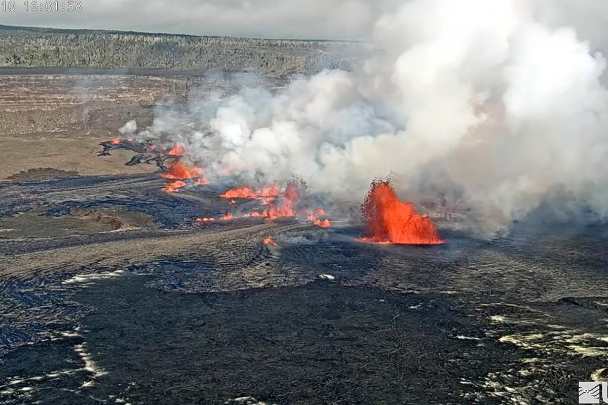 Vulkan Kilauea ponovo izbacuje užarenu lavu