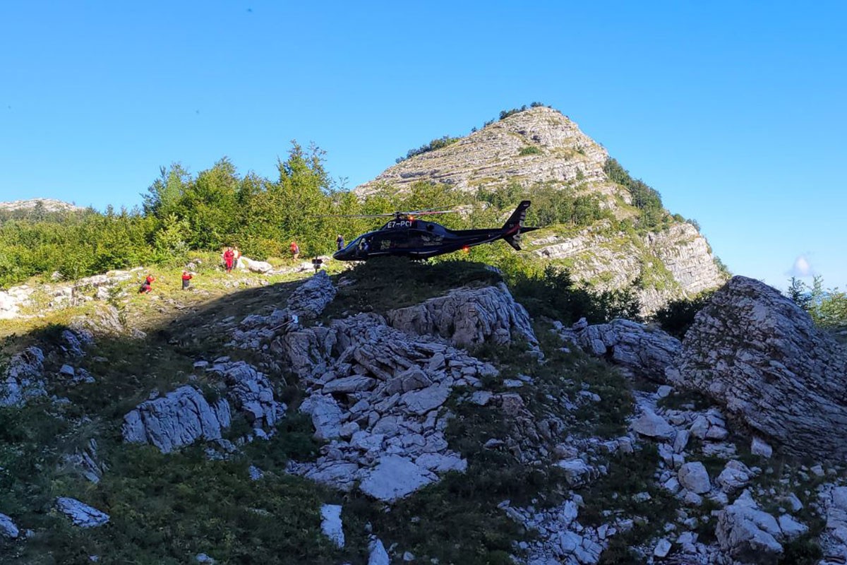 Planinar iz Srbije poginuo na Veležu, u toku akcija izvlačenja tijela (FOTO)