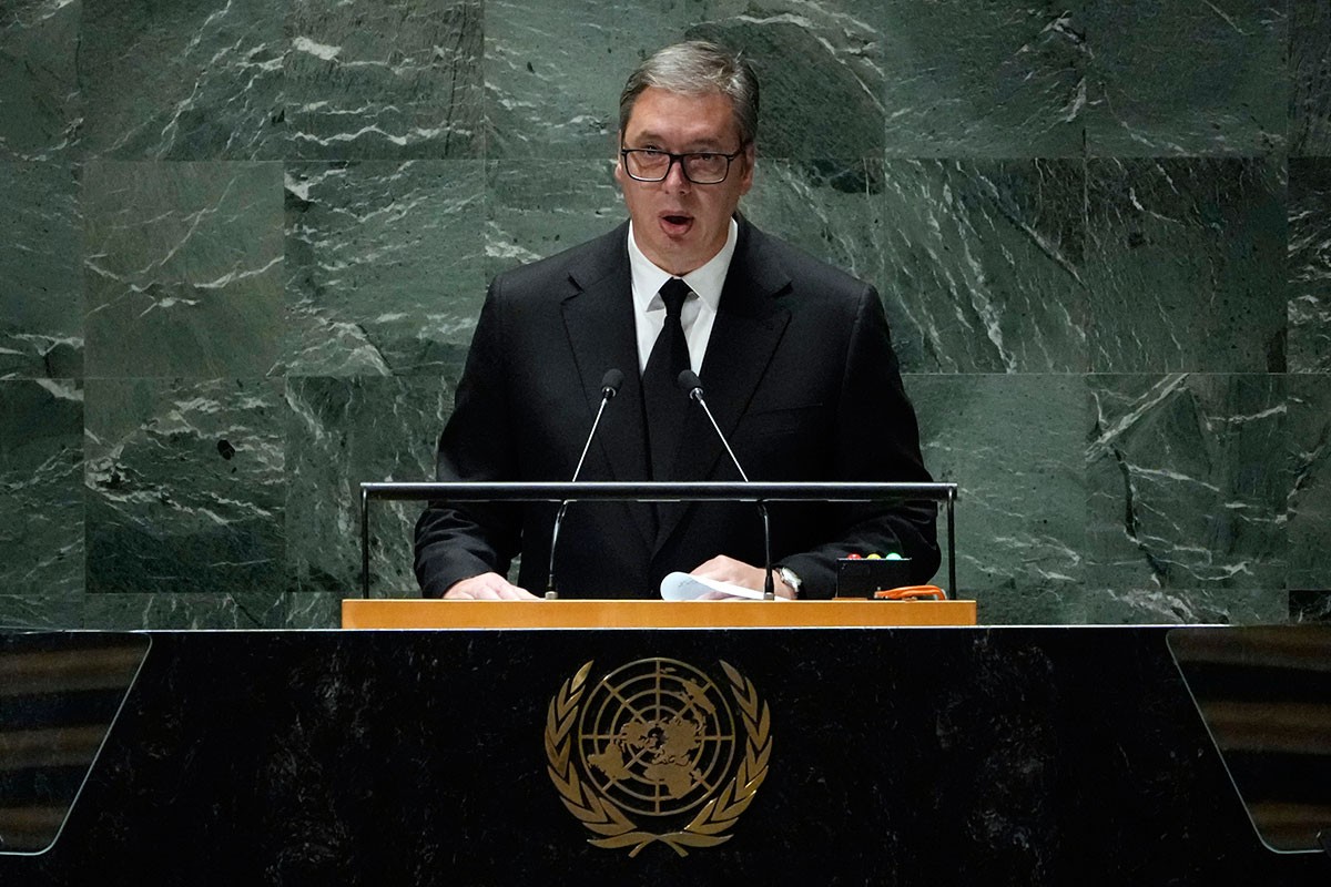 Vučić na Generalnoj skupštini UN-a: Zapadne zemlje prekršile Rezoluciju 12 44 (VIDEO)