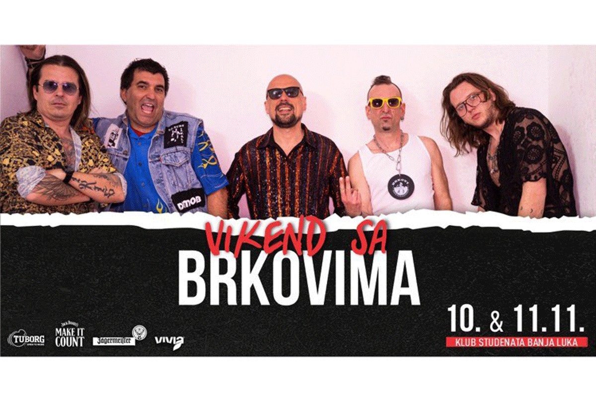 Vikend sa "Brkovima" u KSB-u 10. i 11. novembra