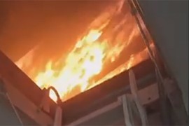 Pogledajte dramatičan snimak požara unutar prostorija "Elektrokrajine"