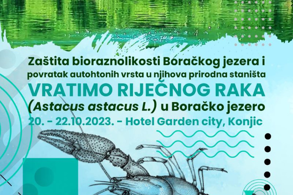 Pokrenut projekat zaštite Boračkog jezera i vraćanja riječnog raka