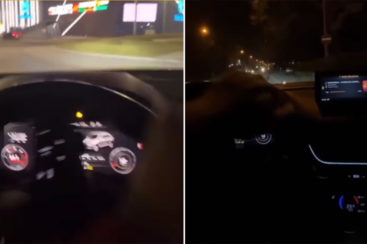Bahati vozač vozio u suprotnom smjeru u Banjaluci (VIDEO)