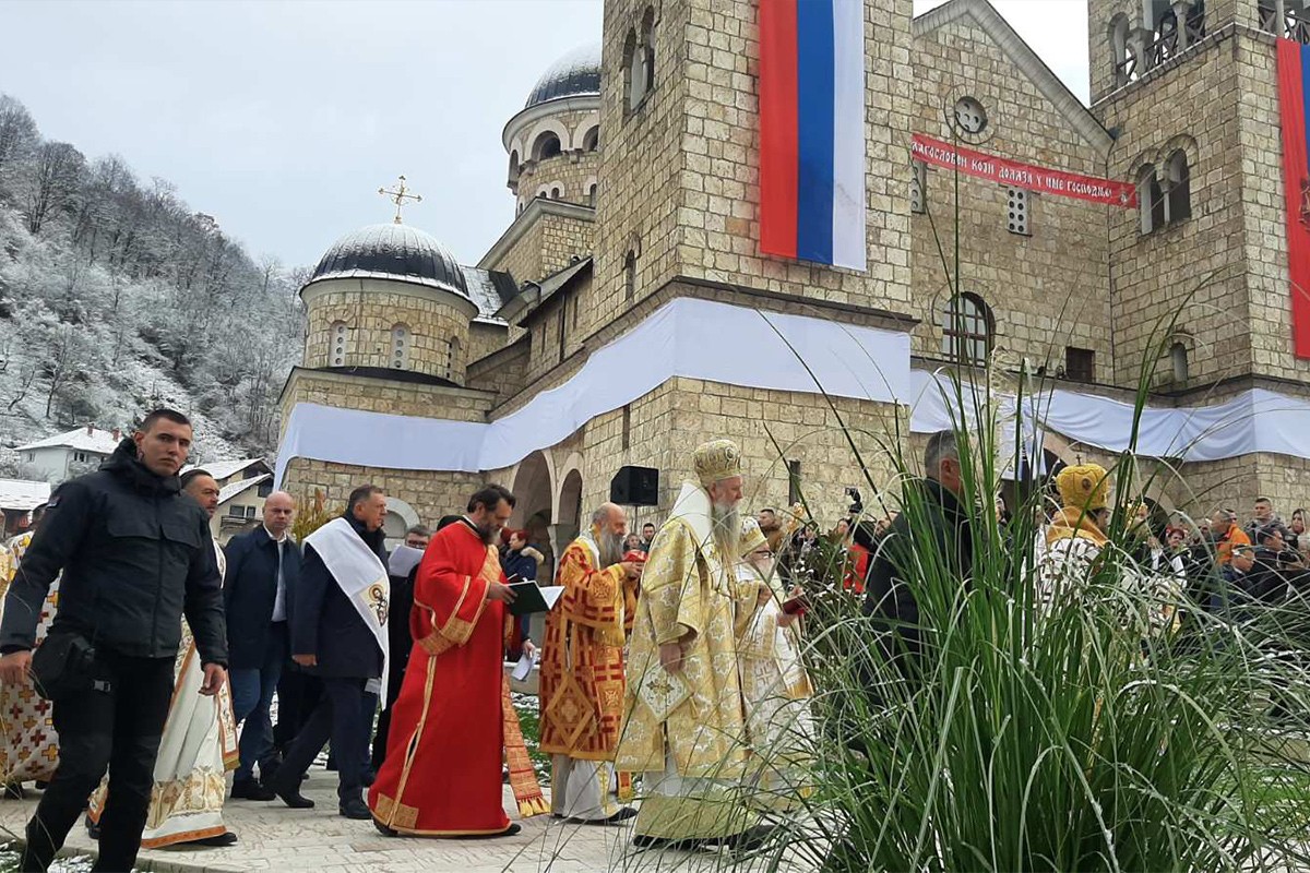 Patrijarh osveštao hram u Foči: "Veliki blagoslov se izlio na Republiku Srpsku"