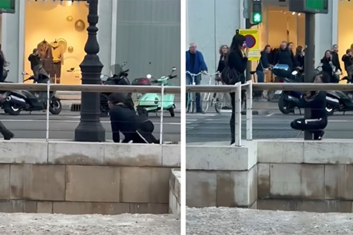 Bizaran snimak: Prošetala dečka na povocu kao psa (VIDEO)