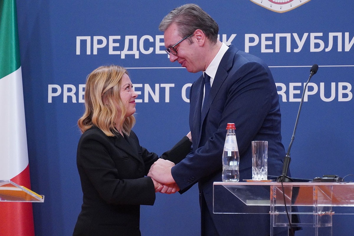 Meloni sa Vučićem: Bićemo uz vas na evropskom putu