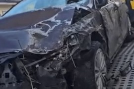 Prve slike smrskanog automobila Đorđa Davida nakon stravične nesreće