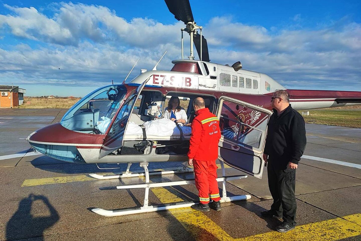 Trudnica iz Trebinja hitno helikopterom prebačena u Banjaluku