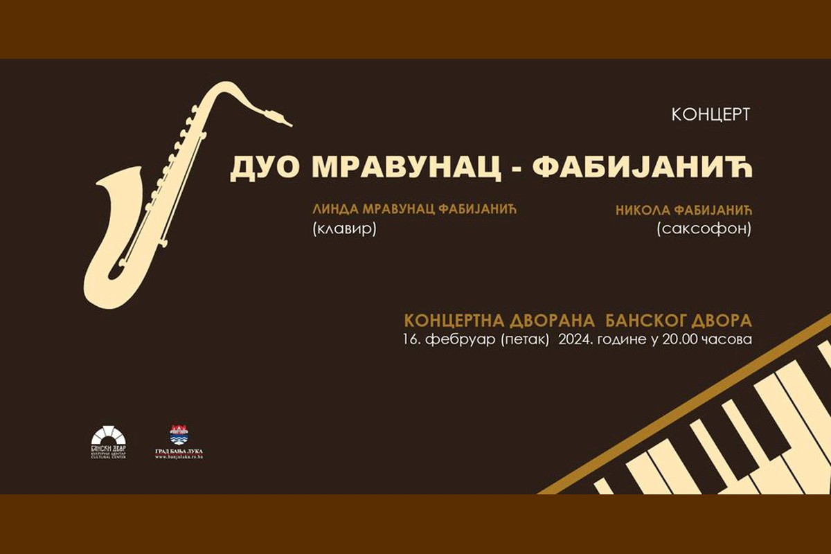 Koncert dua Mravunac - Fabijanić u Banskom dvoru