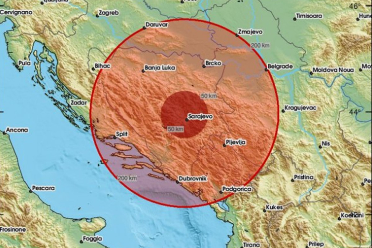 Još jedan zemljotres u Sarajevu