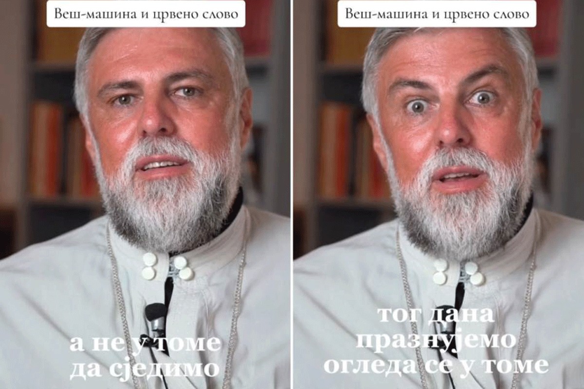 Vladika Grigorije odgovorio: Da li stvarno ne valja da se radi na crveno slovo? (VIDEO)