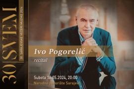 Legendarni pijanista Ivo Pogorelić na 30. Sarajevskim večerima muzike