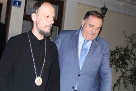 Dodik i vladika Dimitrije: Nastavićemo da gradimo i obnavljamo crkve
