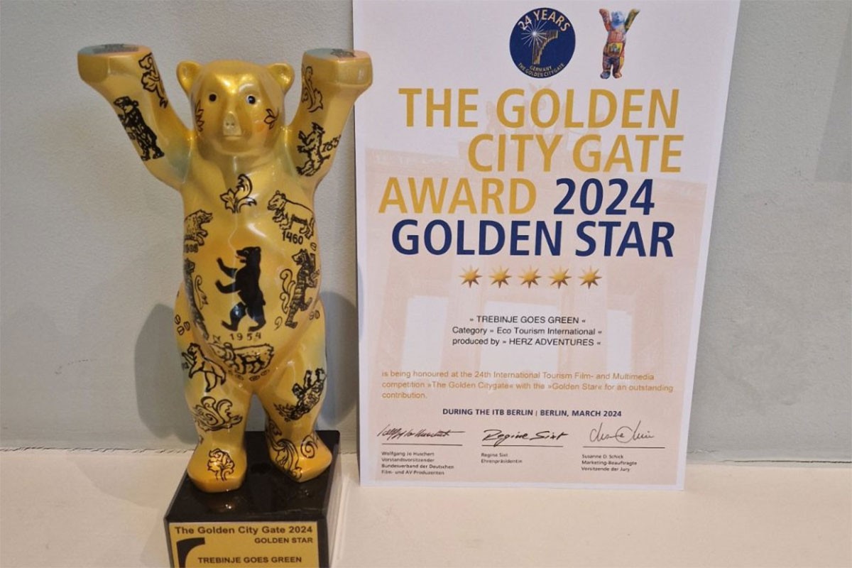 Trebinje po drugi put dobilo nagradu "GOLDEN STAR" (VIDEO)