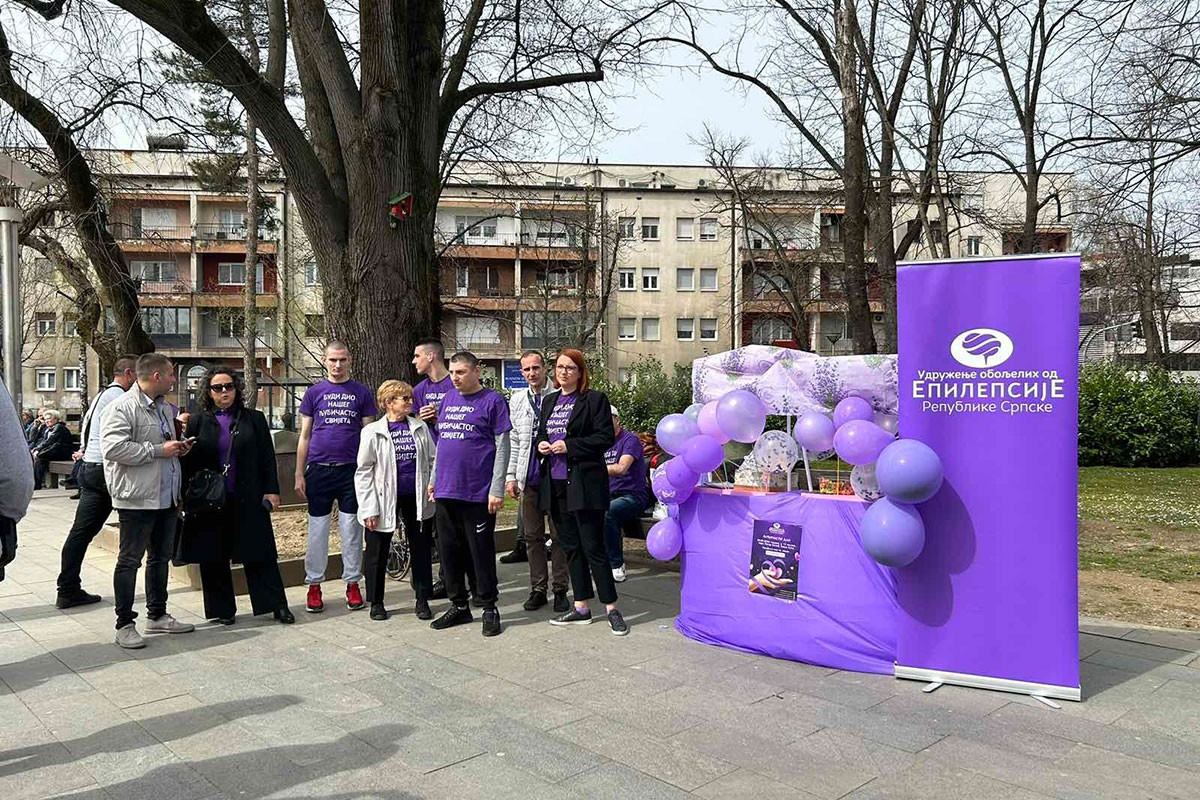 "Ljubičasti dan" obilježen u Banjaluci: Borba sa epilepsijom neprestana
