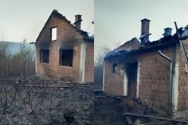 Izgorjela kuća u Derventi (FOTO)
