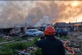Veliki požar u Novom Sadu: Gorjelo naselje