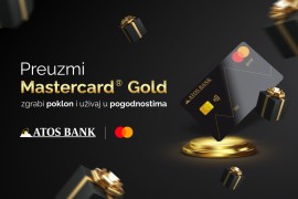 Preuzmi Mastercard Gold, zgrabi poklon i uživaj u pogodnostima!