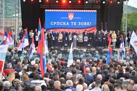 Dodik sa mitinga "Srpska te zove": Povucite rezoluciju o Srebrenici (VIDEO, FOTO)