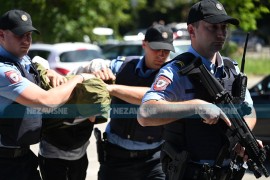 Uhapšeni u akciji "Blade" sproveden u Okružno javno tužilaštvo Banjaluka (VIDEO)