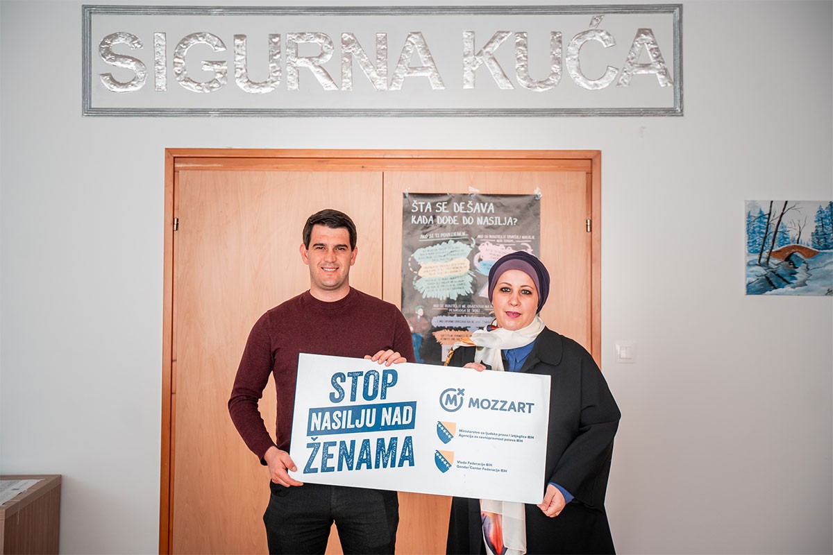 Nastavak podrške: Još jedna donacija iz Mozzarta za Sigurnu kuću Sarajevo