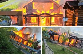 Pogledajte razmjere velikog požara u Ribniku, restoran pretvoren u ...