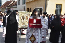 Dio moštiju sv. Save i ikona Trojeručice stigli u Mrkonjić Grad