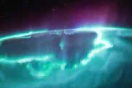 Pogled na auroru borealis iz svemira (VIDEO)
