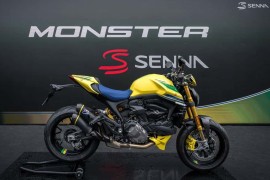U slavu Sene: Ducati Monster u žuto želenim bojama (FOTO)