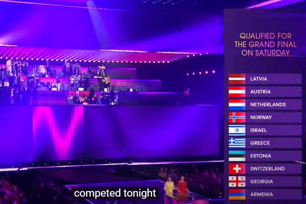 Završeno drugo polufinalno veče Evrovizije: Dalje idu Grčka, Izrael, Estonija...
