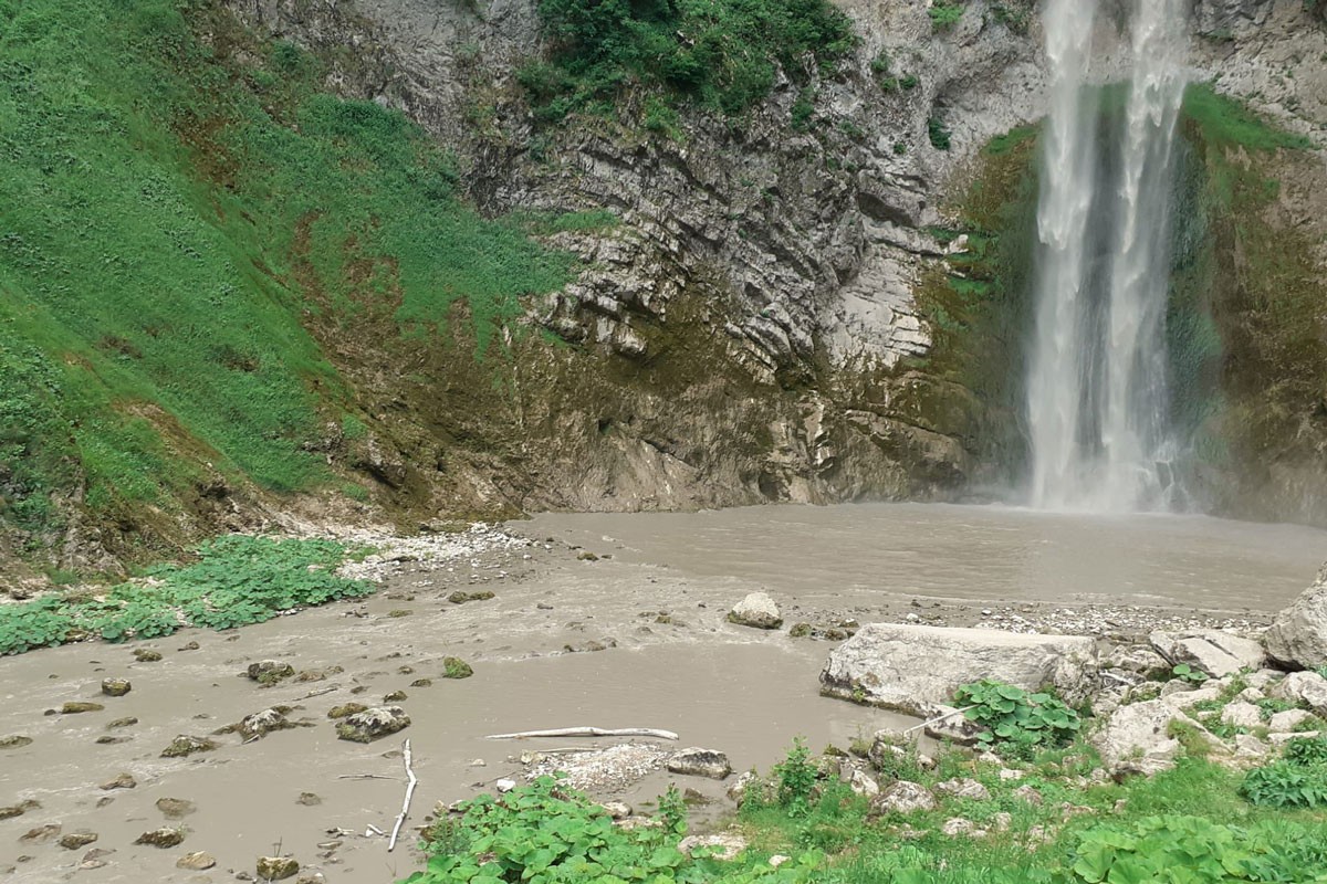 Vodopad Blihe zamućen, posjetioci u šoku