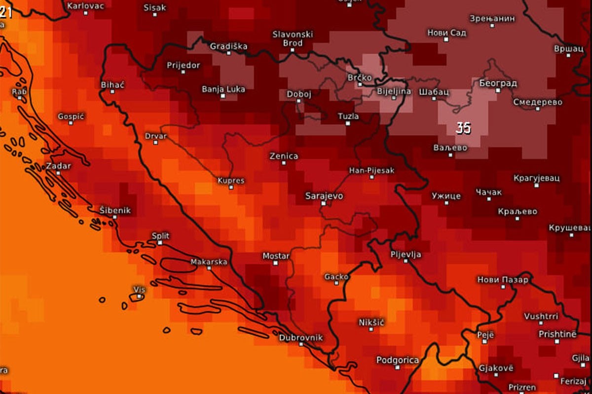 Vrućine stižu u BiH