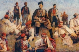 Predstavljanje slike "Ustanak Petra Mrkonjića" u Narodnom muzeju Srbije