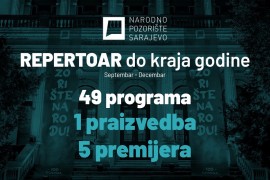Objavljen repertoar Narodnog pozorišta Sarajevo do kraja godine