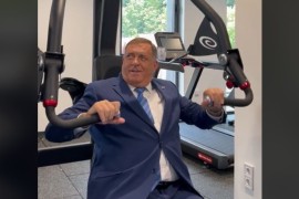 Dodik vježbao u teretani: "Imam snage" (VIDEO)