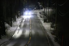 Put u Norveškoj opremljen radarima pojačava svjetla kada se pojavi ...