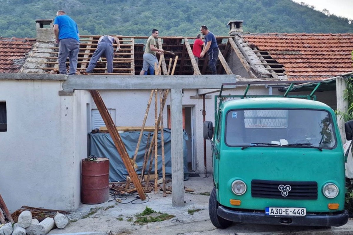 Šteta nije sumirana u Trebinju, ali se uveliko sanira