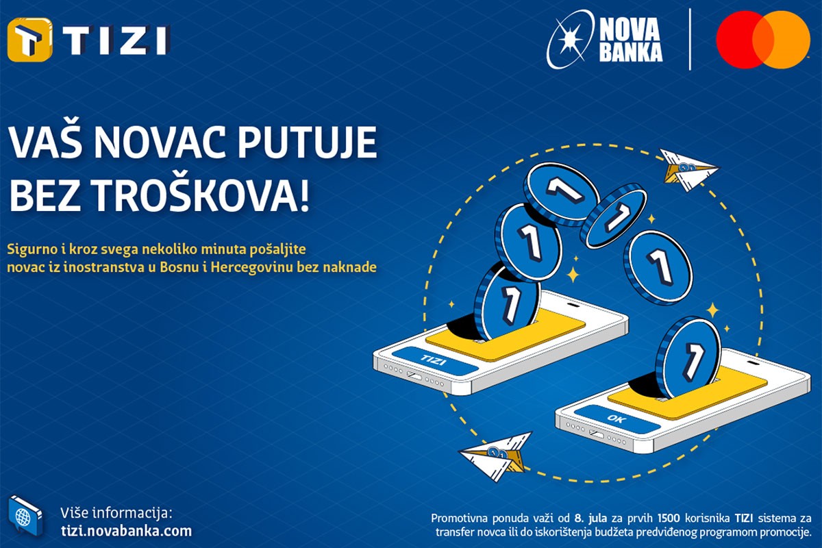 TIZI – prvi domaći portal za slanje novca iz inostranstva