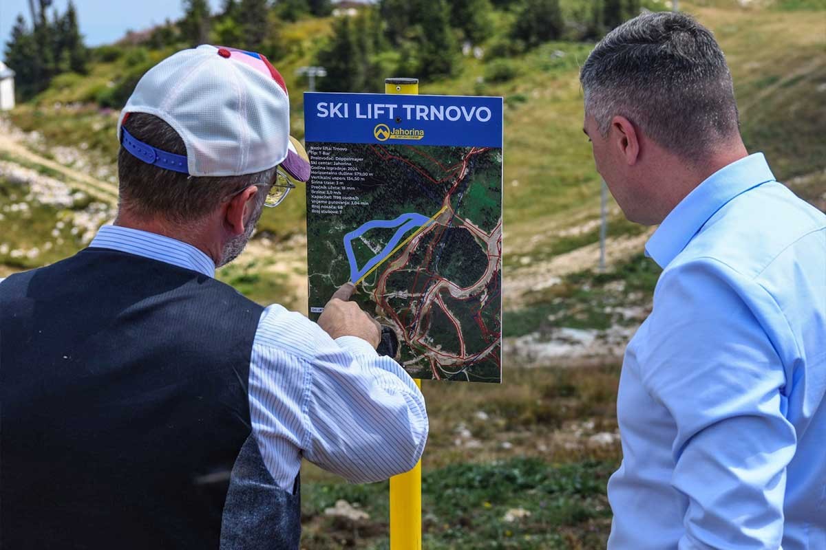 Na Jahorini danas započeti radovi na novom ski liftu “Trnovo“