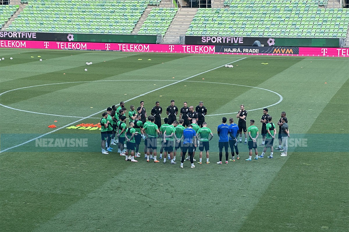 Trening Ferencvaroša pred duel sa Borcem (FOTO/VIDEO)