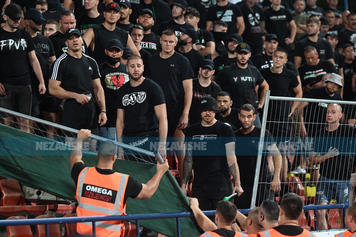 Haos na tribinama: "Zelena čudovišta" prave nered (FOTO/VIDEO)