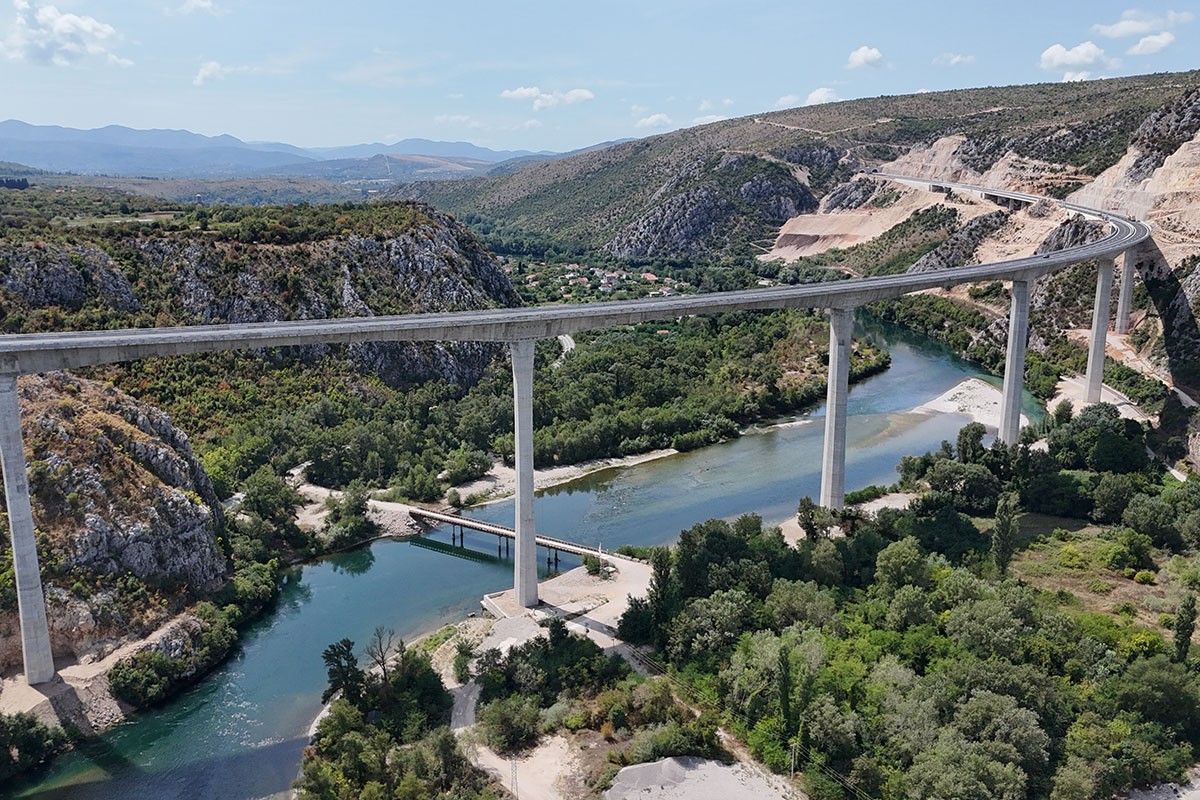 Gorostas iznad Neretve: Most "Hercegovina" uskoro u funkciji (FOTO)