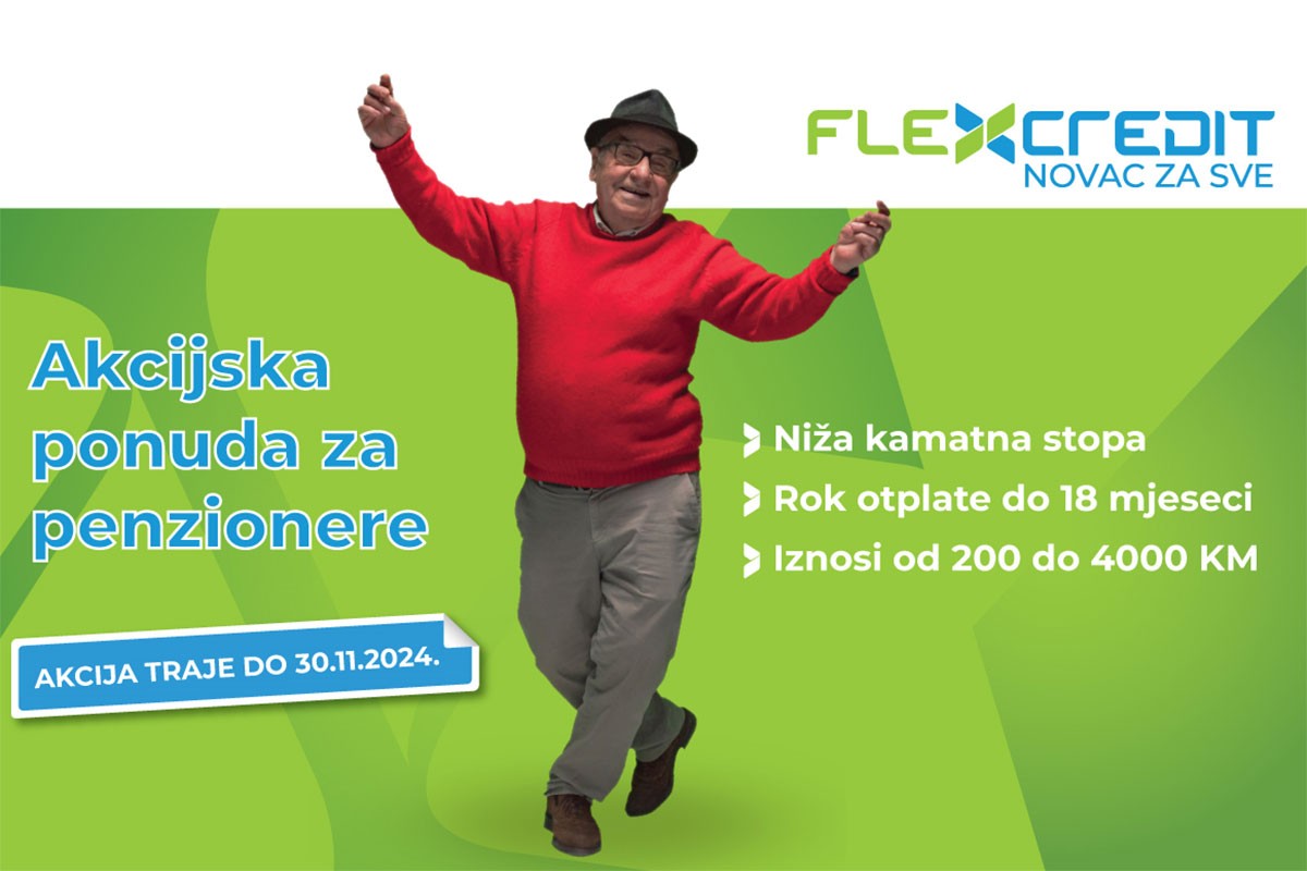 Akcijska ponuda kredita u Flex Creditu do 30. novembra