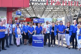 Kandidati Ujedinjene Srpske u Banjaluci se družili sa trgovcima i građanima na "Tržnici"