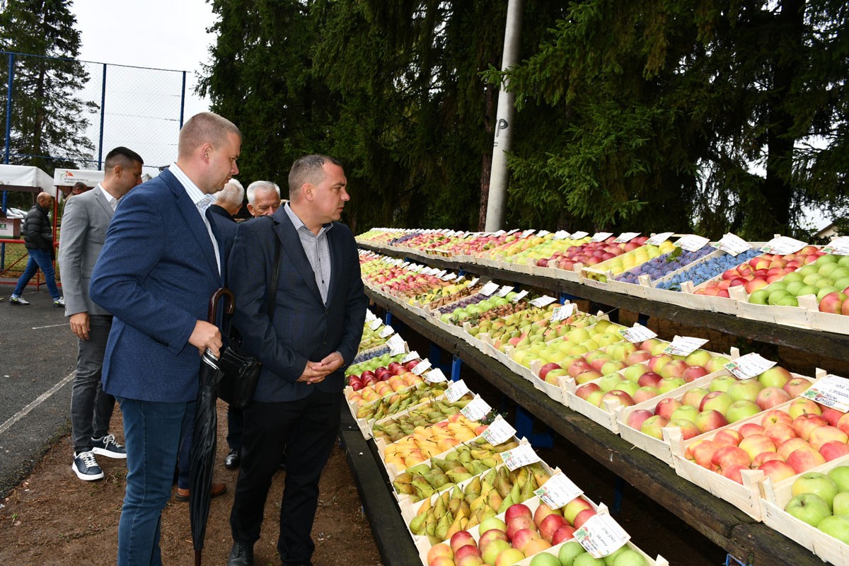 Dani voća u Gornjim Podgradcima: Izložili, pa poklonili voće