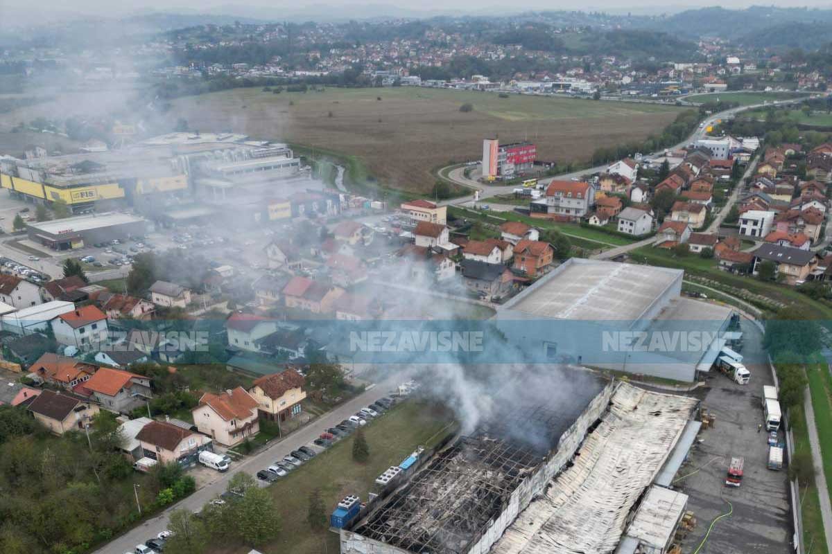 Vatrogasci i dalje na terenu u Dervišima, gase zaostala žarišta