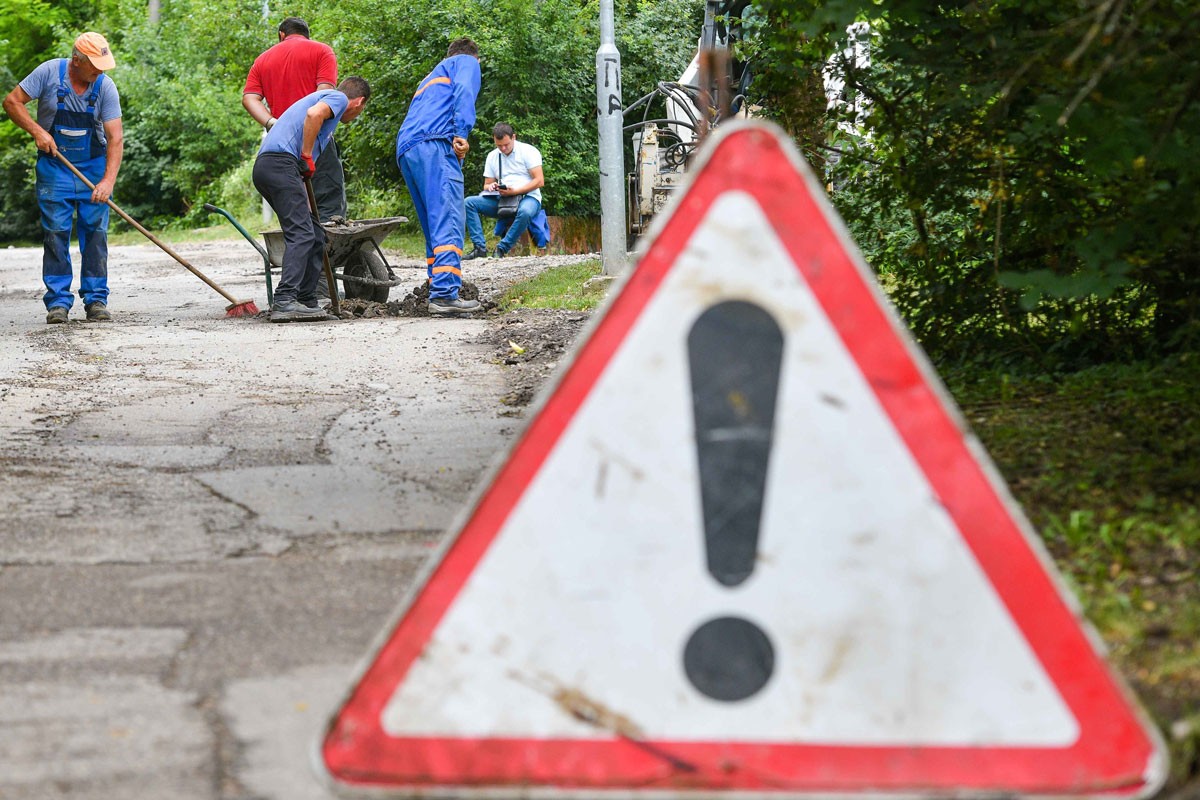 Obustava saobraćaja u banjalučkoj ulici