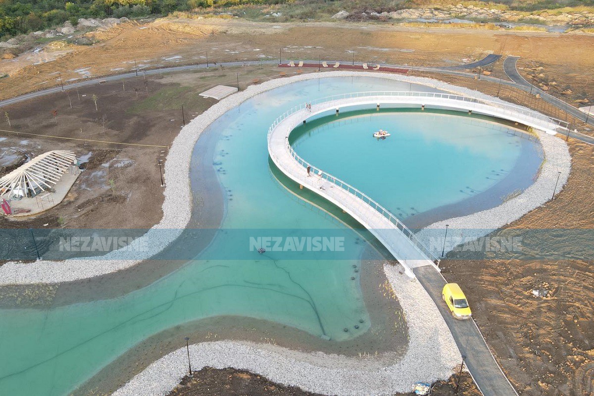 Vještačko jezero kod "Delte" u Banjaluci napunjeno vodom (FOTO)