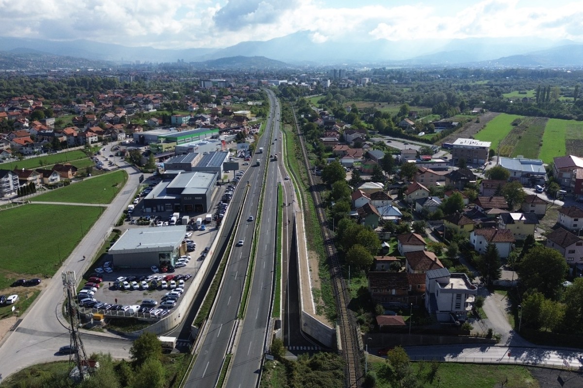 U saobraćaj puštena uključna traka na ulazu u Sarajevo