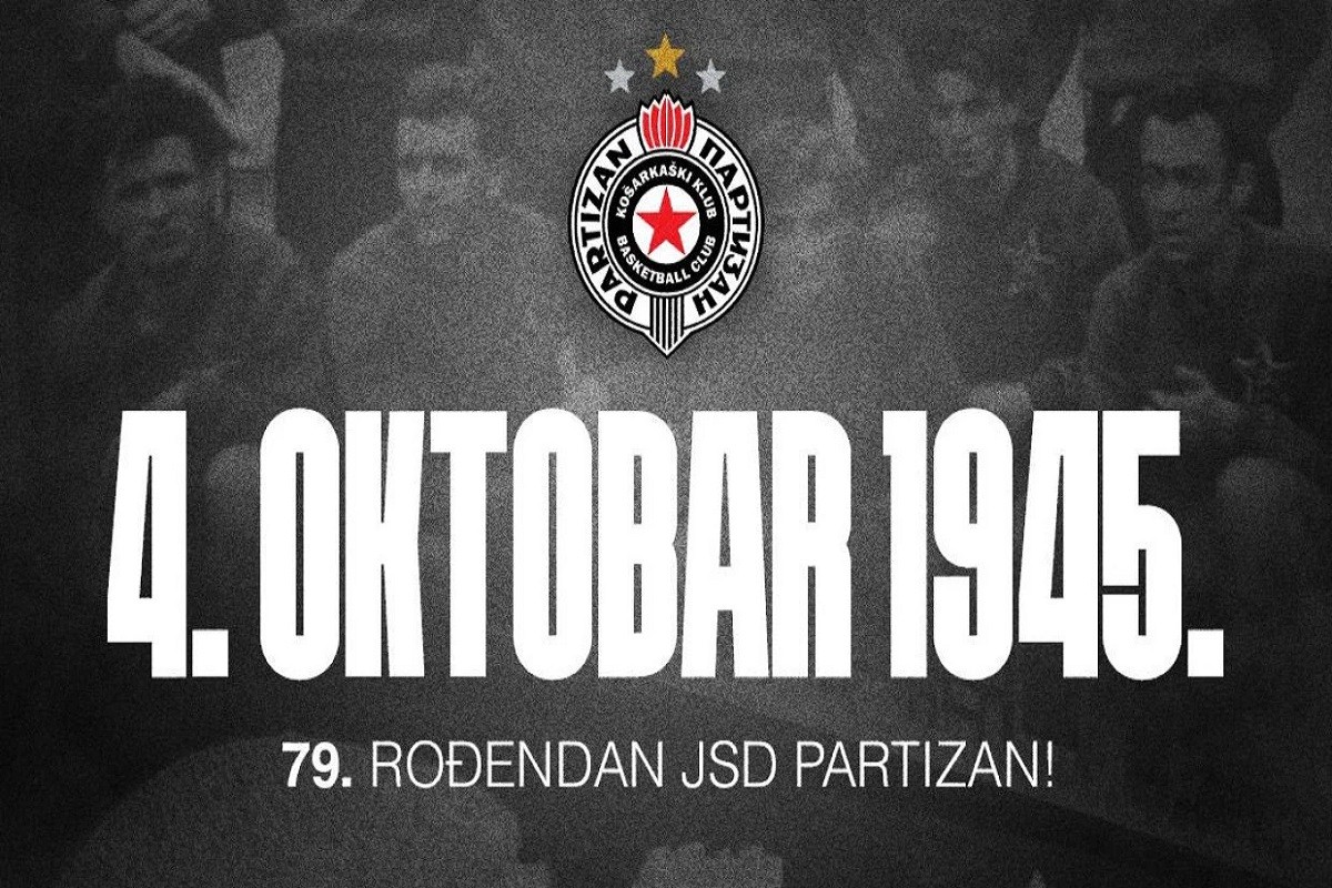 Partizan slavi 79. rođendan